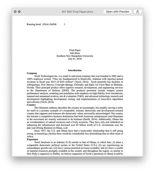 Operating systems paper