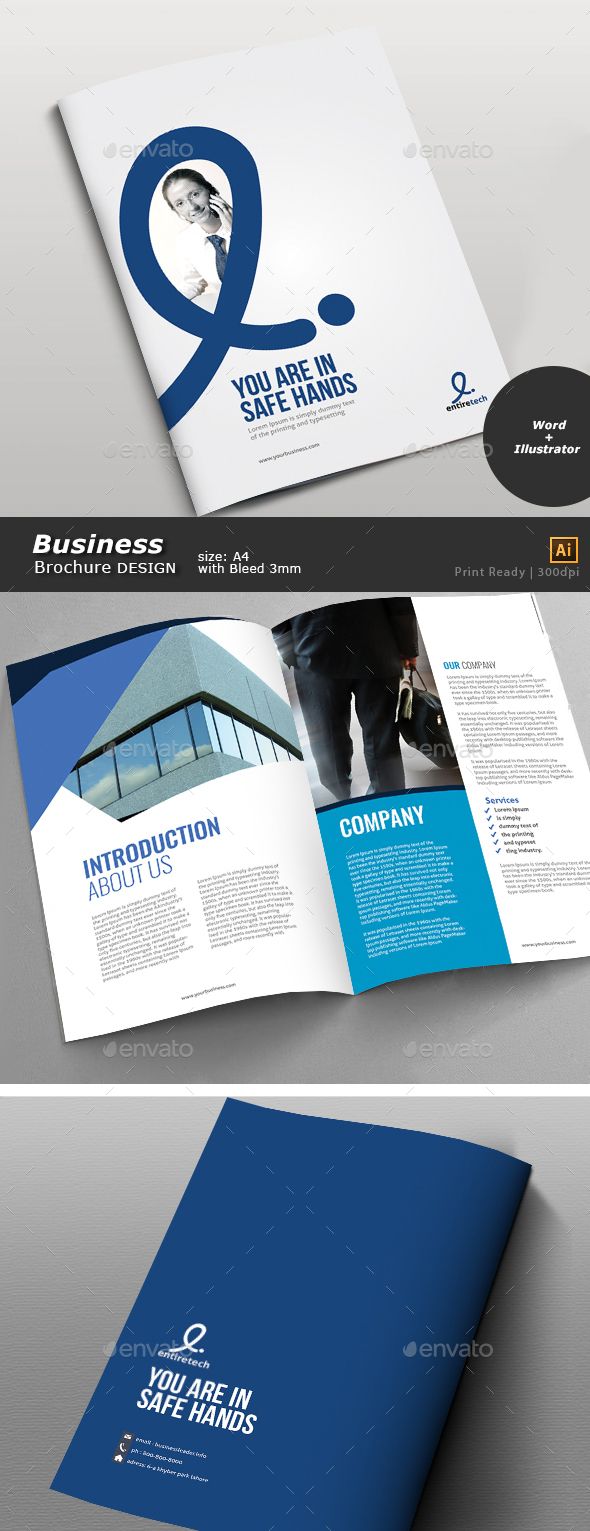 brochure design word