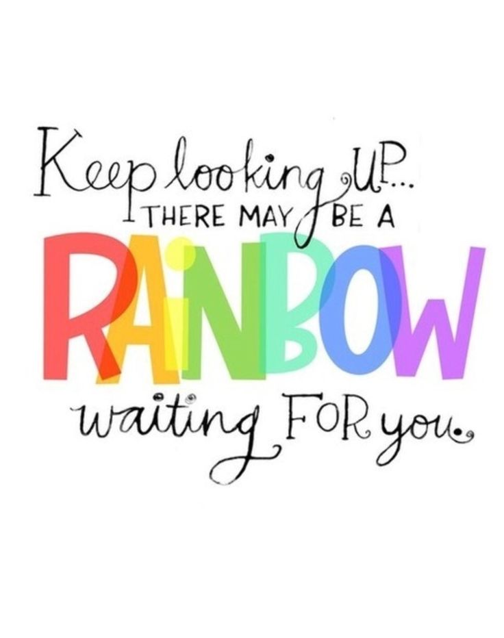 Rainbows!!!!!!!! (With images) | Quotes for kids, Rainbow quote