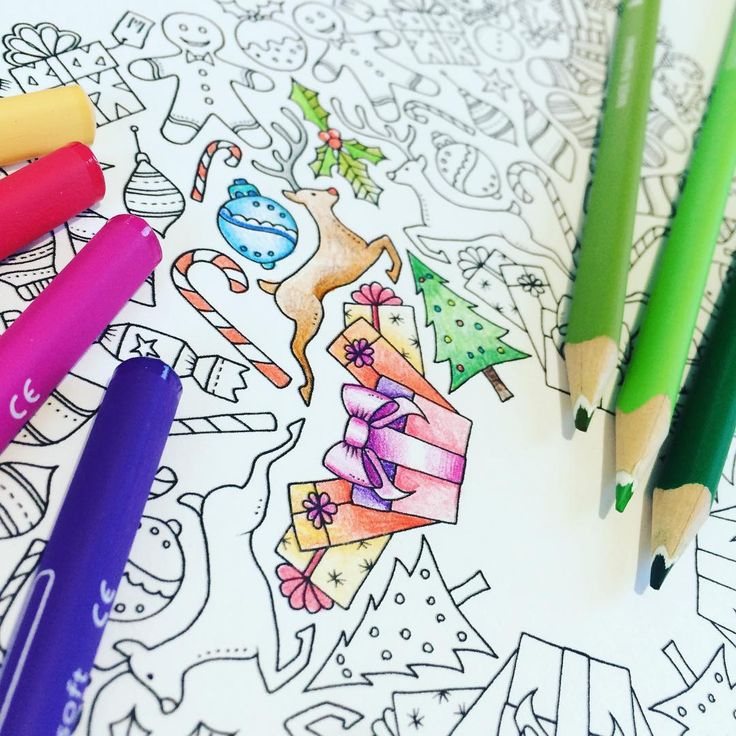 Johanna Basford A Mini Christmas Coloring Book That Allows Us To Her Gorgeous Holiday Illustrations But Also Feed Hungry Children Marys Meals