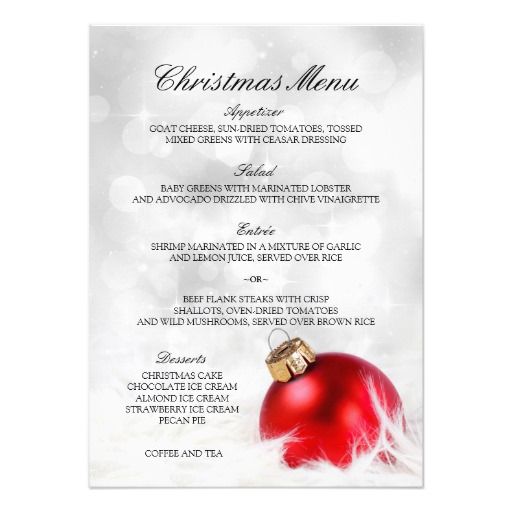 28 best Christmas Menus And Table Number Cards images on Pinterest - dinner party menu template 28 best Christmas Menus And Table Number Cards images on Pinterest - dinner party menu template