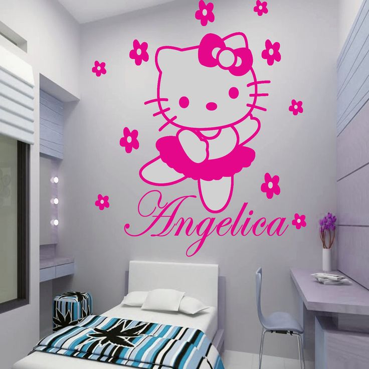 hello kitty wall stencil