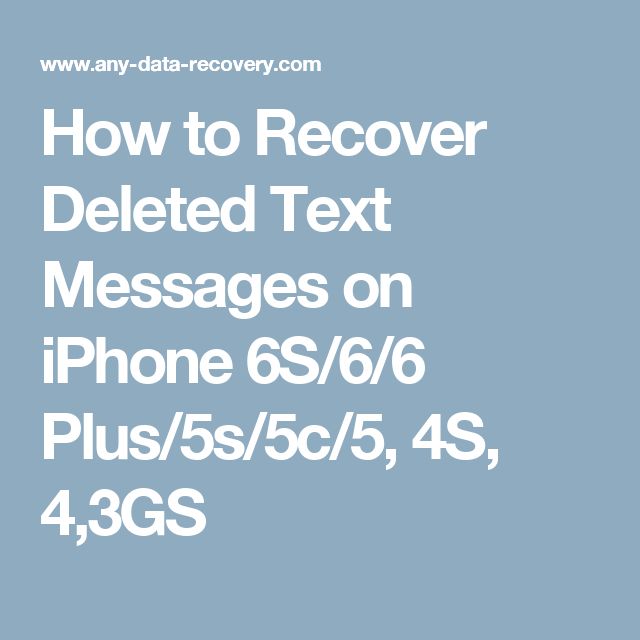 How Do You Find Deleted Texts On Iphone How Do You Find Deleted Texts On Iphone