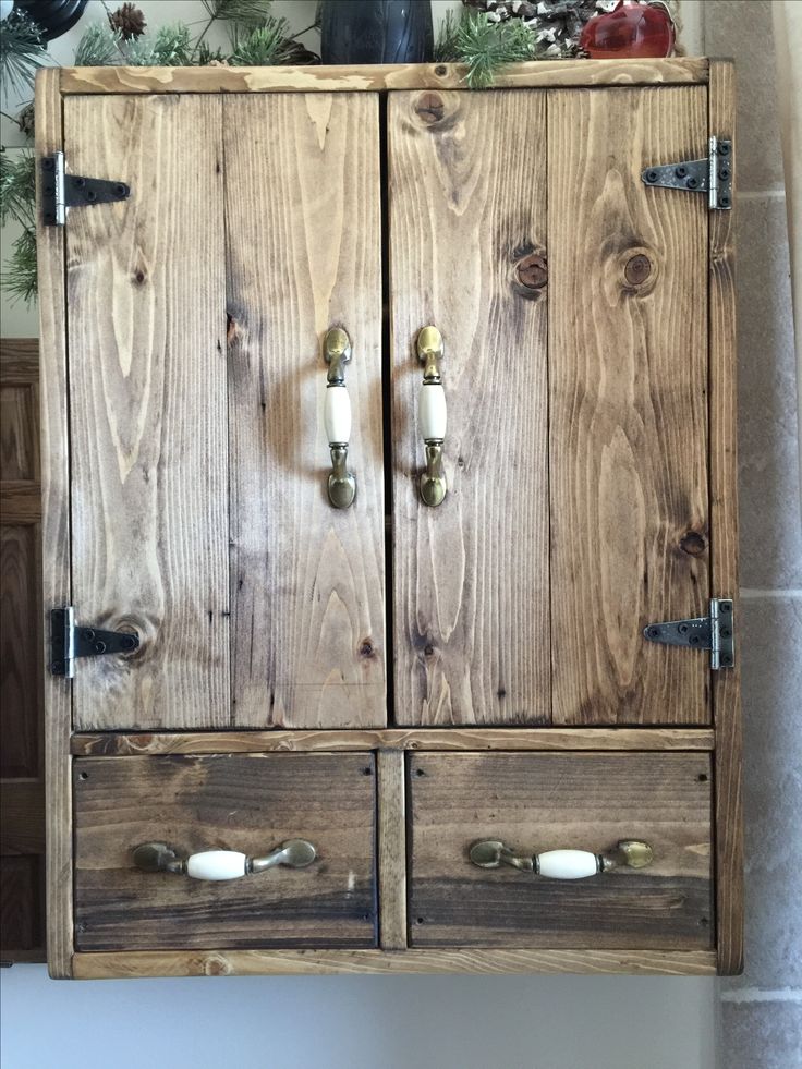 Rustic Medicine cabinet | Rustic medicine cabinets, Rustic furniture