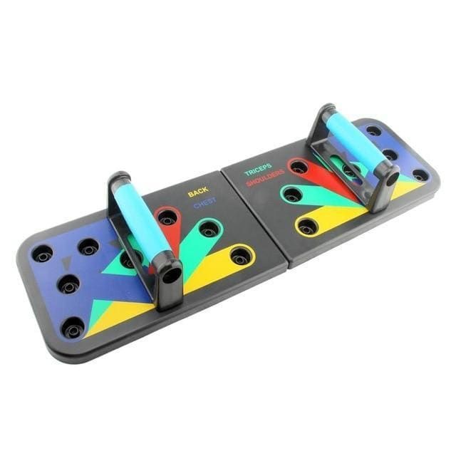 Folding Push Up Board Fitness Workout Train In 2021 Strength Training Equipment Strength And Conditioning Workouts Indoor Workout