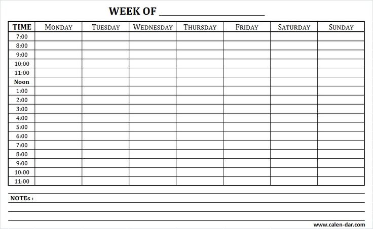 Pin on Weekly Calendar Pin on Weekly Calendar
