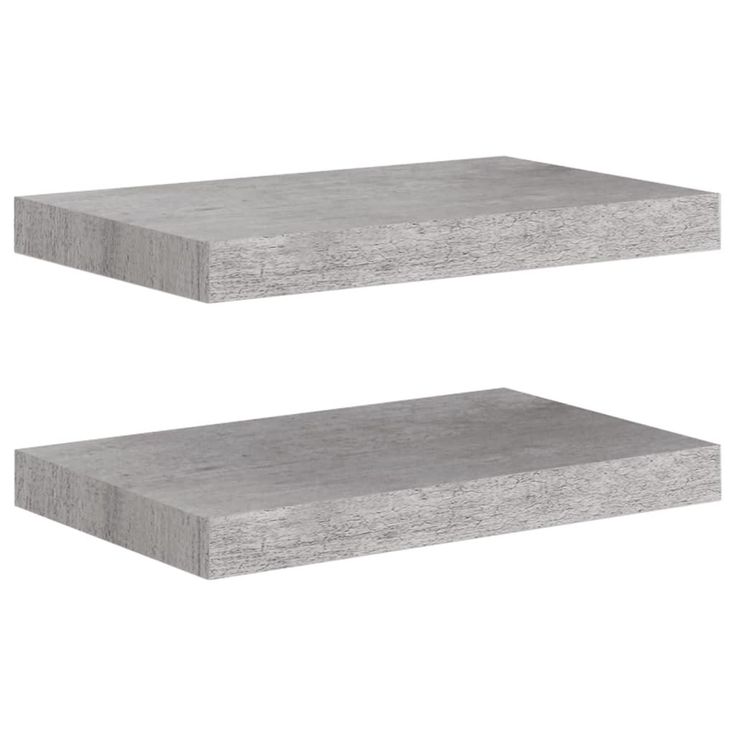 Floating Wall Shelves 2 Pcs Concrete Gray 15 7x9 1x1 5 Mdf Grey In 2022 - How To Install Shelf On Cement Wall Floating Wall Shelves 2 Pcs Concrete Gray 15 7x9 1x1 5 Mdf Grey In 2022 - How To Install Shelf On Cement Wall