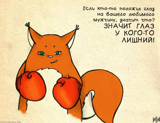 Прикольные картинки про лису и мужиков