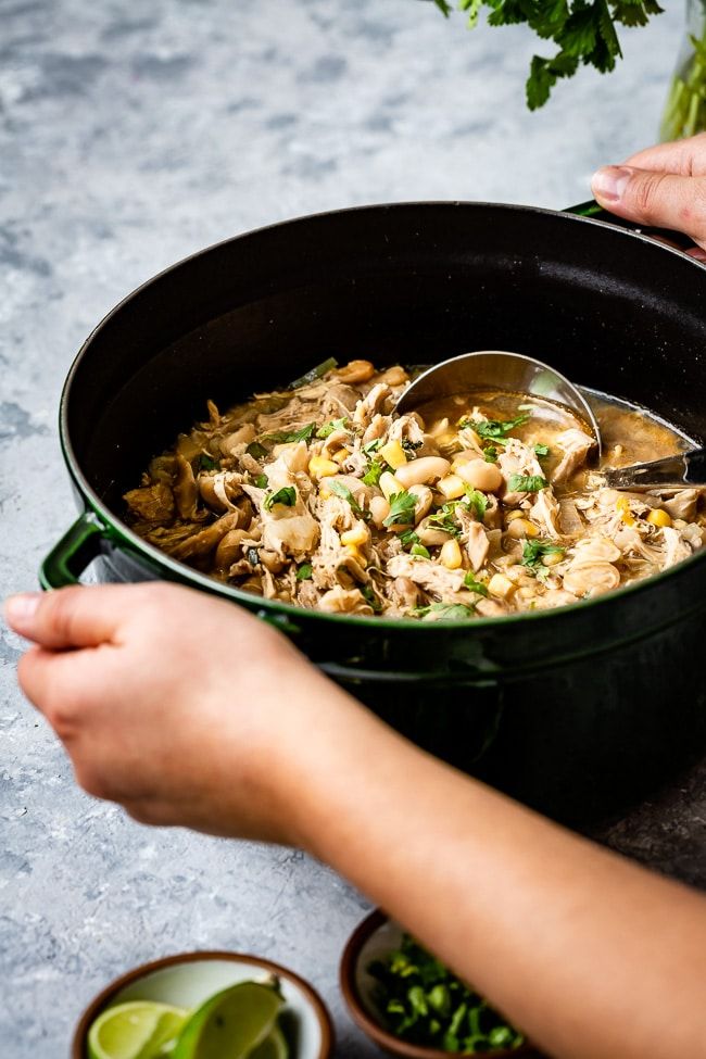 Healthy White Chicken Chili