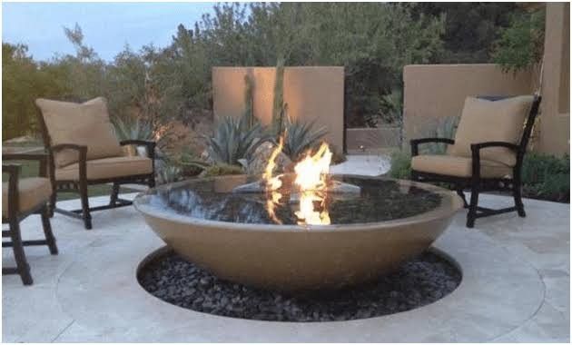 14 Fire water combo pit ideas | fire pit backyard, backyard fire, outdoor fire pit