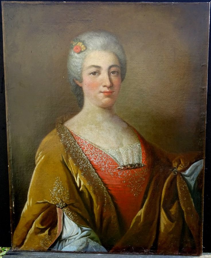 Portrait Of Woman Mid-Eighteenth Century French School 18th Century French Women