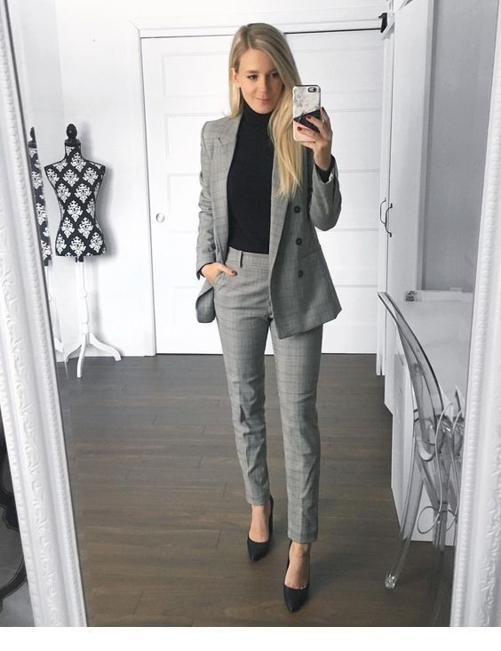Check office fashion women work outfits business casual, edgy office fashion bus...