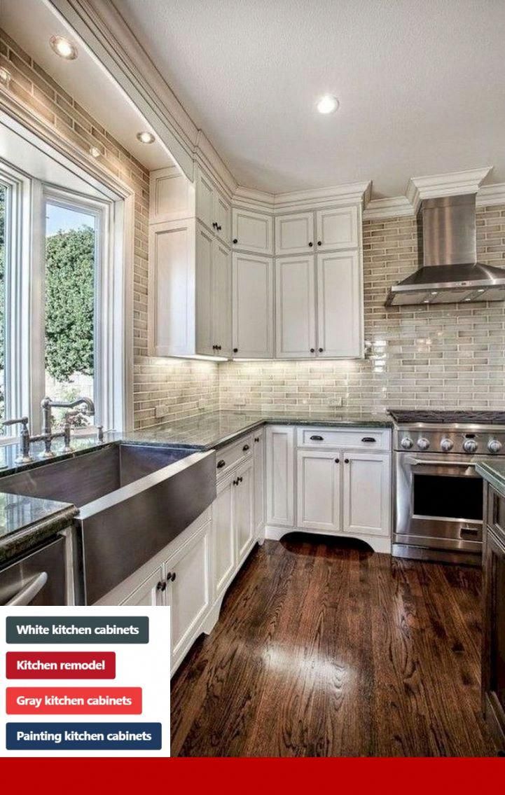 Grey Kitchen Cabinets With Red Accents Ideas In 2018 Grey Kitchen Cabinets With Red Accents