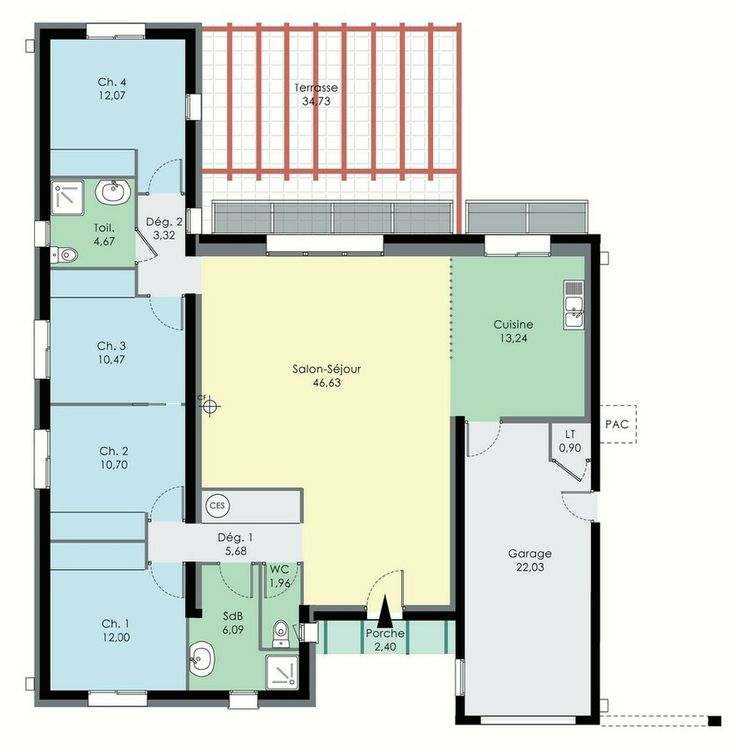 72 best Plans de maisons images on Pinterest House template - plan maison 90m2 plain pied 72 best Plans de maisons images on Pinterest House template - plan maison 90m2 plain pied