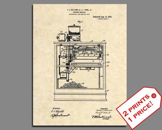 418 Official Espresso /& Cappucino Machine US Patent Art Print Krups Coffee