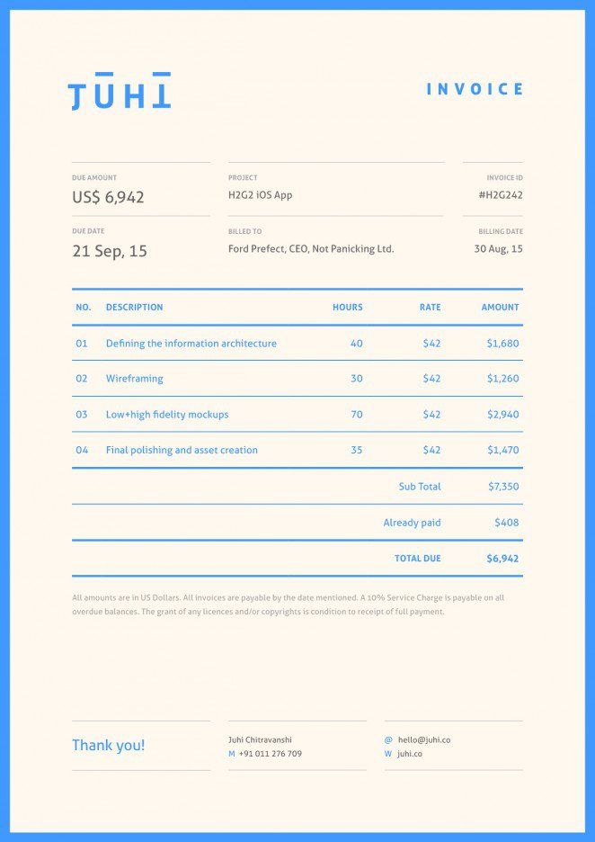 7 best Invoices images on Pinterest Invoice design, Invoice - invoice creator online 7 best Invoices images on Pinterest Invoice design, Invoice - invoice creator online