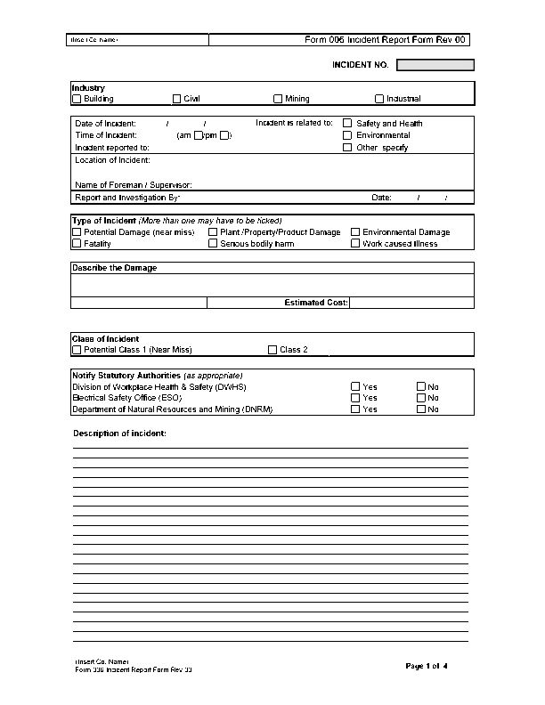 Oltre 25 fantastiche idee su Incident report form su Pinterest - injury incident report form template Oltre 25 fantastiche idee su Incident report form su Pinterest - injury incident report form template