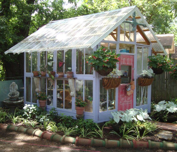 20 Ideas To Recycle Old Wood Windows For Green Building With 20 Ideas To Recycle Old Wood Windows For Green Building With Salvaged And Gl My Castle Pinterest Garden Window Greenhouse Diy