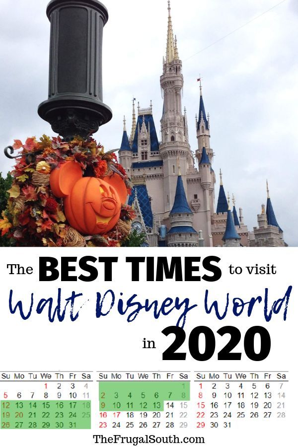 the best time to go to disney world in 2020 free printable vacation planner 2020