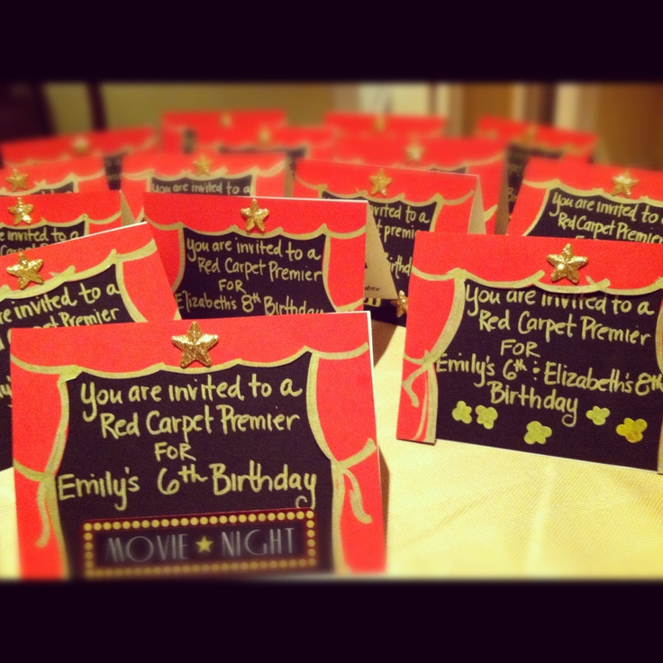 folding birthday invitations