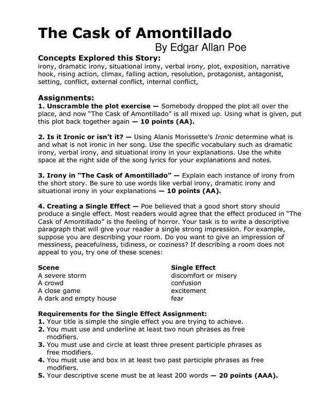 the cask of amontillado plot diagram answers 35 best cask of amontillado images on teaching the cask of amontillado plot diagram answers 35 best cask of amontillado images on teaching