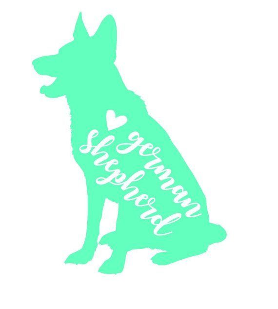 Police K9 Dog Decal Sticker Car Vinyl German Shepherd Training pick size color