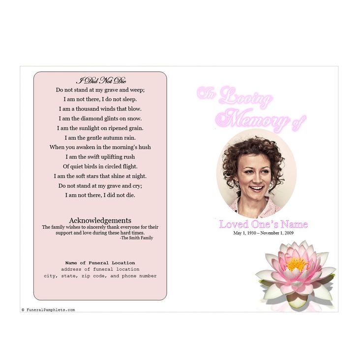 Best 25+ Sample funeral program ideas on Pinterest Wedding - funeral announcement template free Best 25+ Sample funeral program ideas on Pinterest Wedding - funeral announcement template free