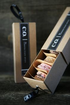 love this idea for packaging french macaron creative packaging