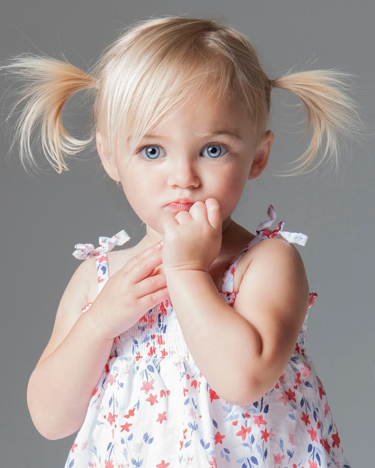 Pigtails girl raw toys