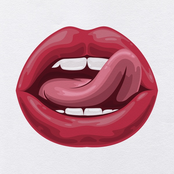 Рисунок большие губы