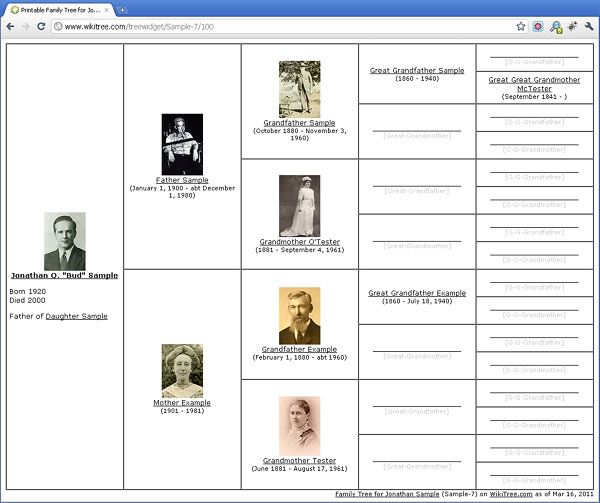 family tree diagram blank