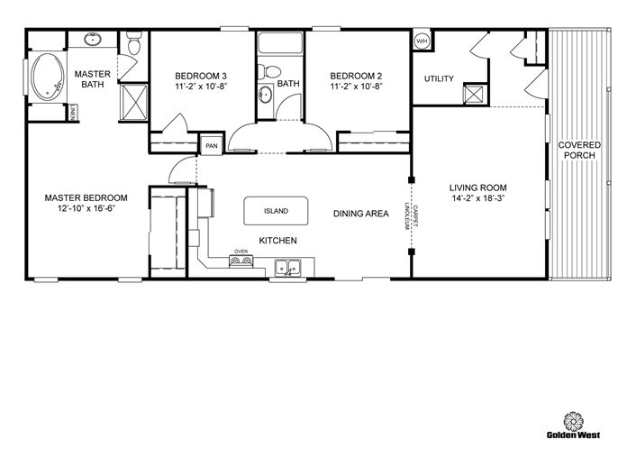 clayton homes home floor plan manufactured homes modular homes mobile homes - Clayton Homes Floor Plans 3 Bedrooms 28 Quot Width 44length clayton homes home floor plan manufactured homes modular homes mobile homes - Clayton Homes Floor Plans 3 Bedrooms 28 Quot Width 44length