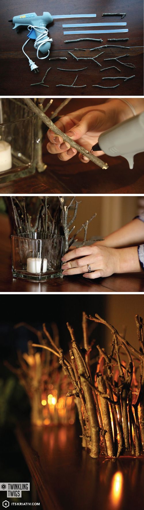 twinkling twig votive candles simple fall decor diy fall wedding centrepieces - Cheap Halloween Decorations Diy twinkling twig votive candles simple fall decor diy fall wedding centrepieces - Cheap Halloween Decorations Diy