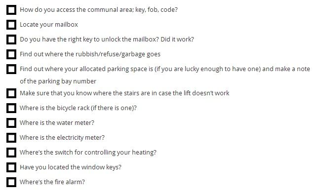 Aside from all the packing and moving things that need to be considered there are specific things you need to find out about moving into an apartment. See if this checklists helps you with your next move. View more checklists like this at: http://www.checklistables.com/category/home/ #checklist #moving #apartment