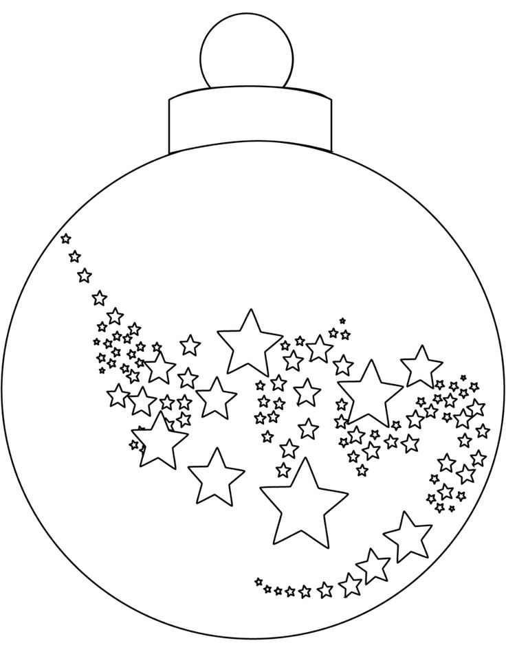 Christmas Ornament Coloring Pages | Educative Printable ...