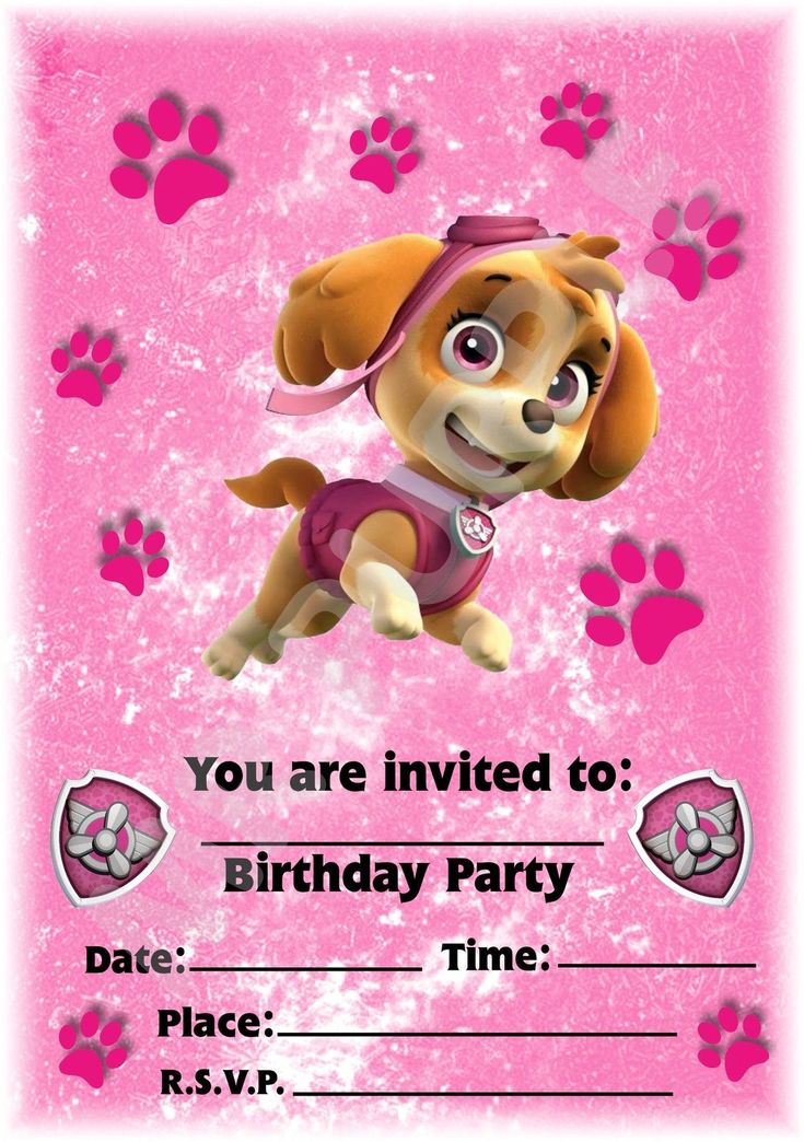 a5 nick jr childrens party invitations x 12 paw patrol mickey mouse invitations diy