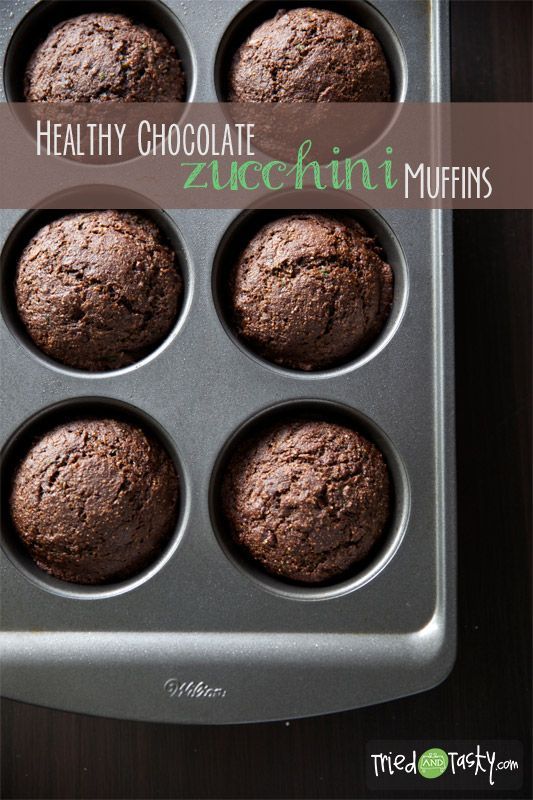 Do you love bakery style muffins but don't love the long list of unrecognizable ingredients? These Healthy Chocolate Zucchini Muffins are pe...