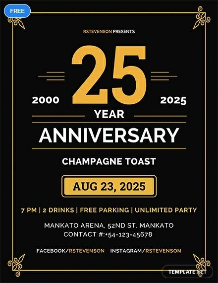 free anniversary flyer flyer template flyer maker mac flyer template for mac