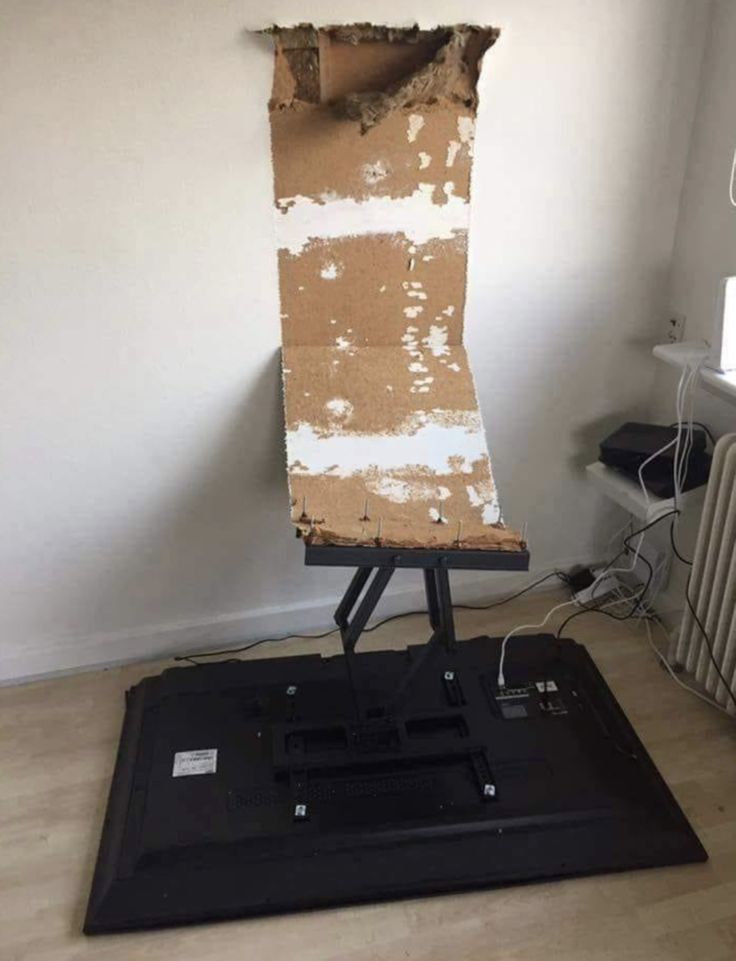 How To Mount A TV On The Wall Without Studs Funny Pictures Funny how-to-mount-a-tv-on-the-wall-without-studs-funny-pictures-funny