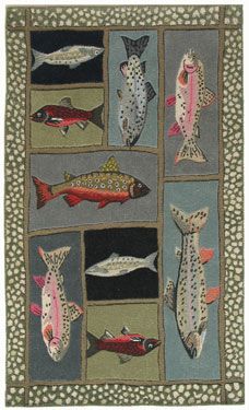 62 Best Rustic Area Rugs Images On Pinterest Mountain Trout Area Rug