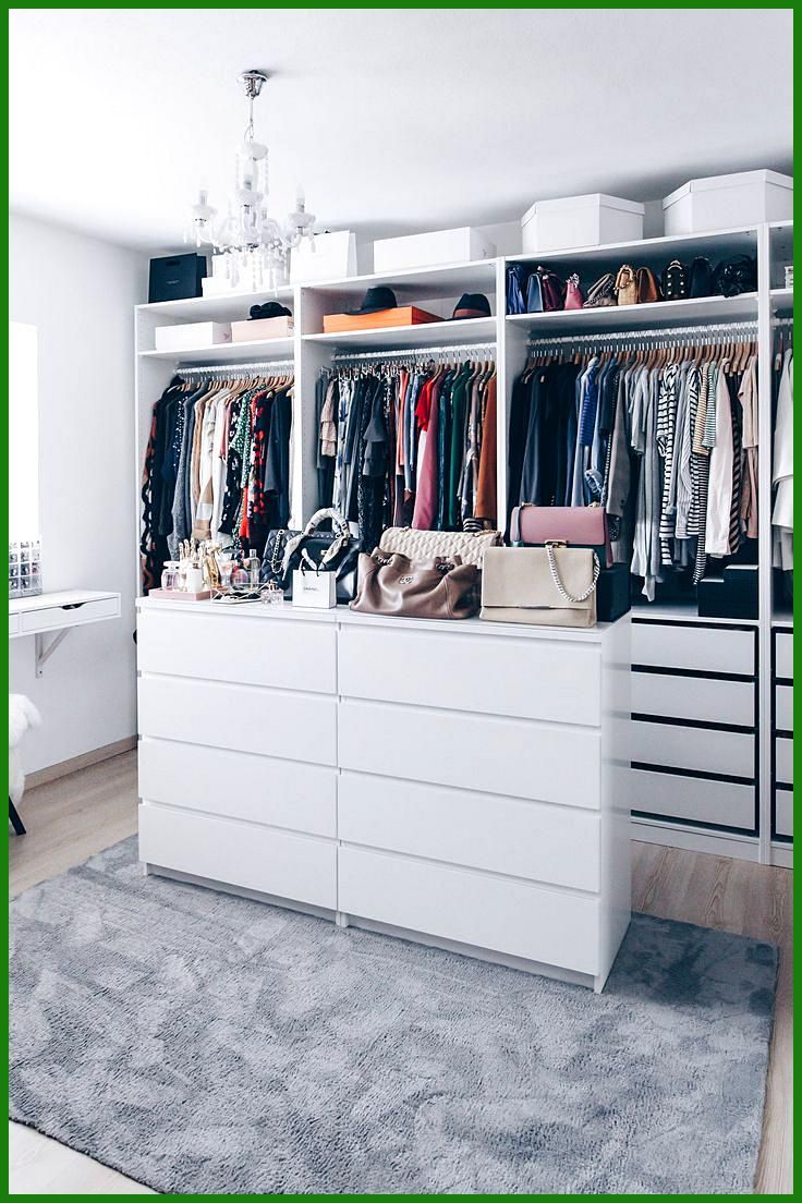 37 Clevere Arten Dein Leben Mit Ikea Sachen Zu Organisieren Begehbarer Schrank Garderobe Schrank Zuhause Diy