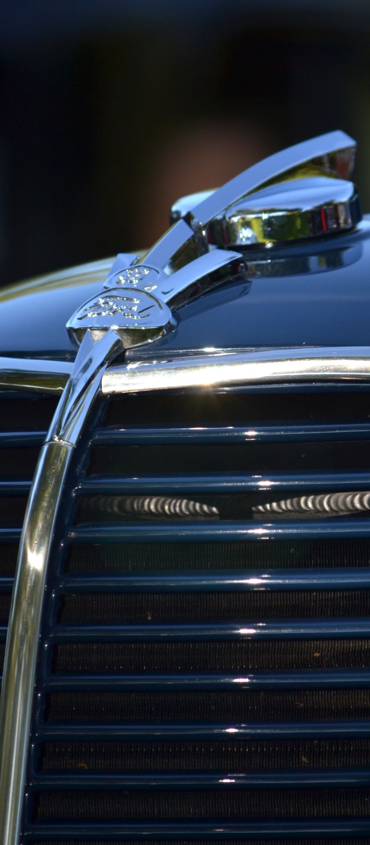 Ford Hood Ornament by Dean Ferreira Fine Art | Classic cars, Hood