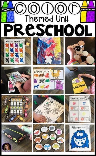 Color Activities And Lessons For Preschool Free Download