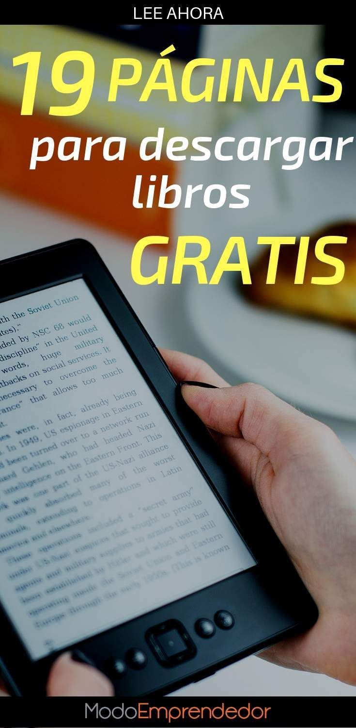19 Páginas Para Descargar Libros Gratis A Leer Sin Parar Descargar Libros Gratis Libros Gratis Paginas Para Leer Libros
