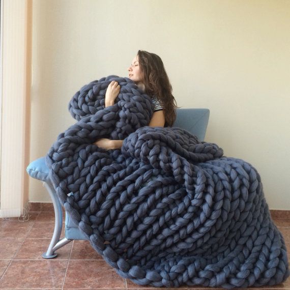 Best 25+ Large knit blanket ideas on Pinterest Merino wool, Woven blankets ...