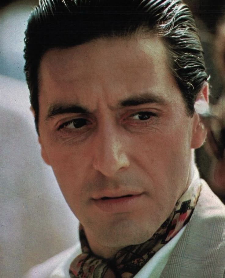 I know it was you. | Al pacino, Slicked hair men, The godfather