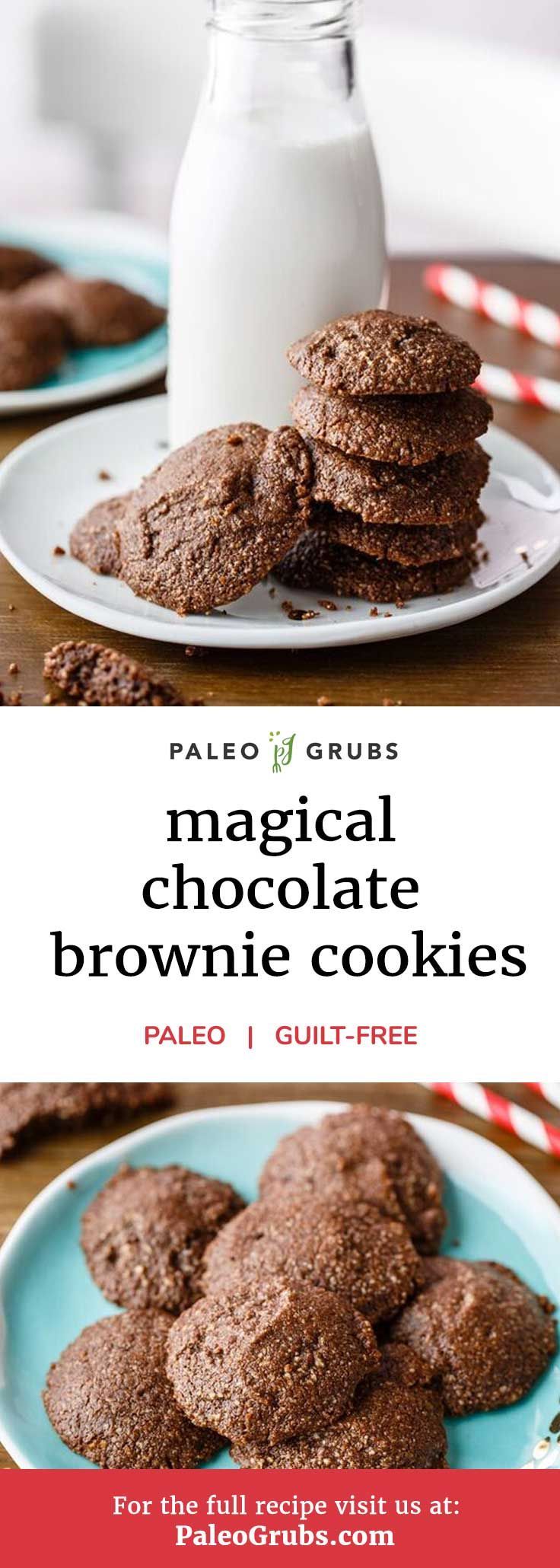 If chocolate brownies are your weakness, then you absolutely have to check out this recipe that makes paleo-approved chocolate brownie cooki...