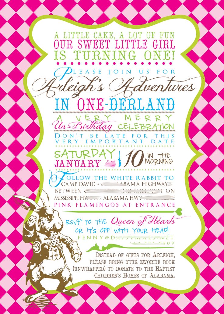 first birthday onederland invitation alice in wonderland 15 birthday invitation