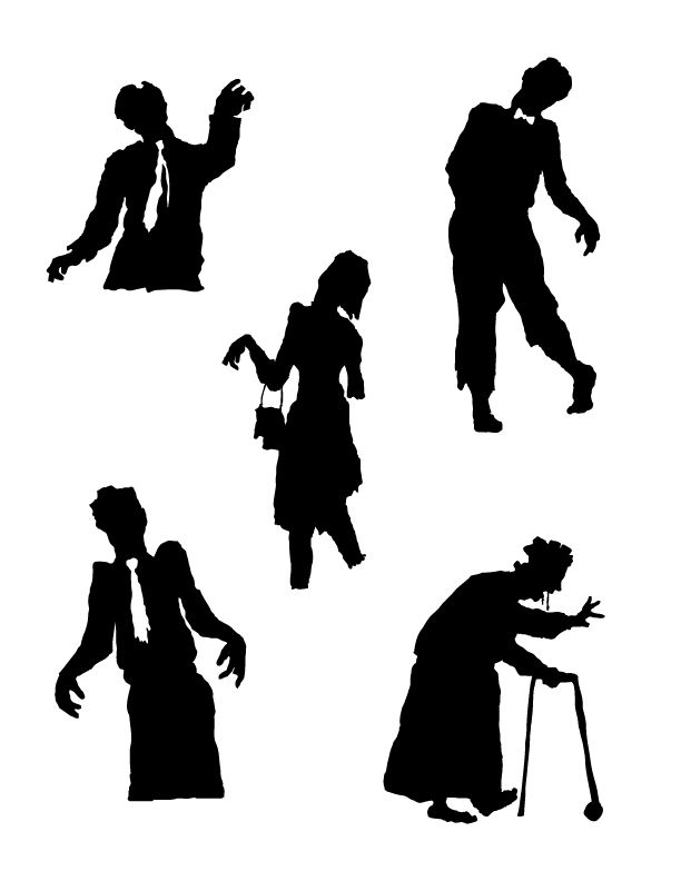 free template tuesday zombies