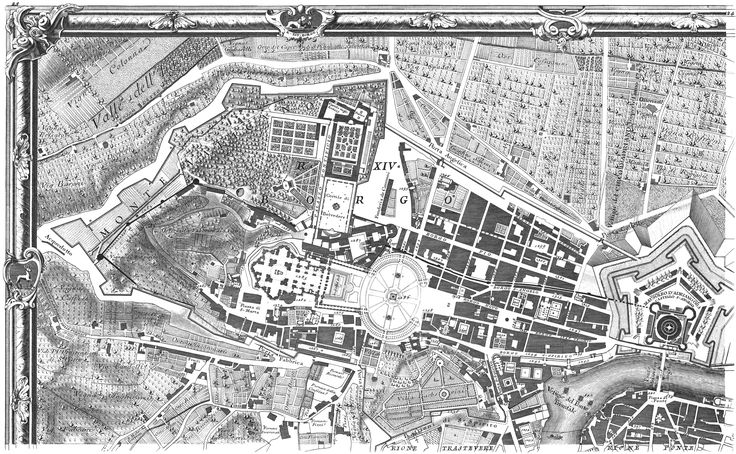 The New Plan Of Rome By Giambattista Nolli Part 1 12 Rom B5ae360efd3ee9d65fe63e07d8e6c7bb